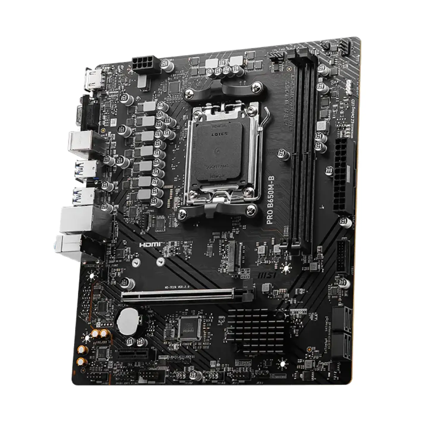 Placa Madre MSI PRO B650M-B AM5 DDR5 mATX M.2 PCIe 4.0 2