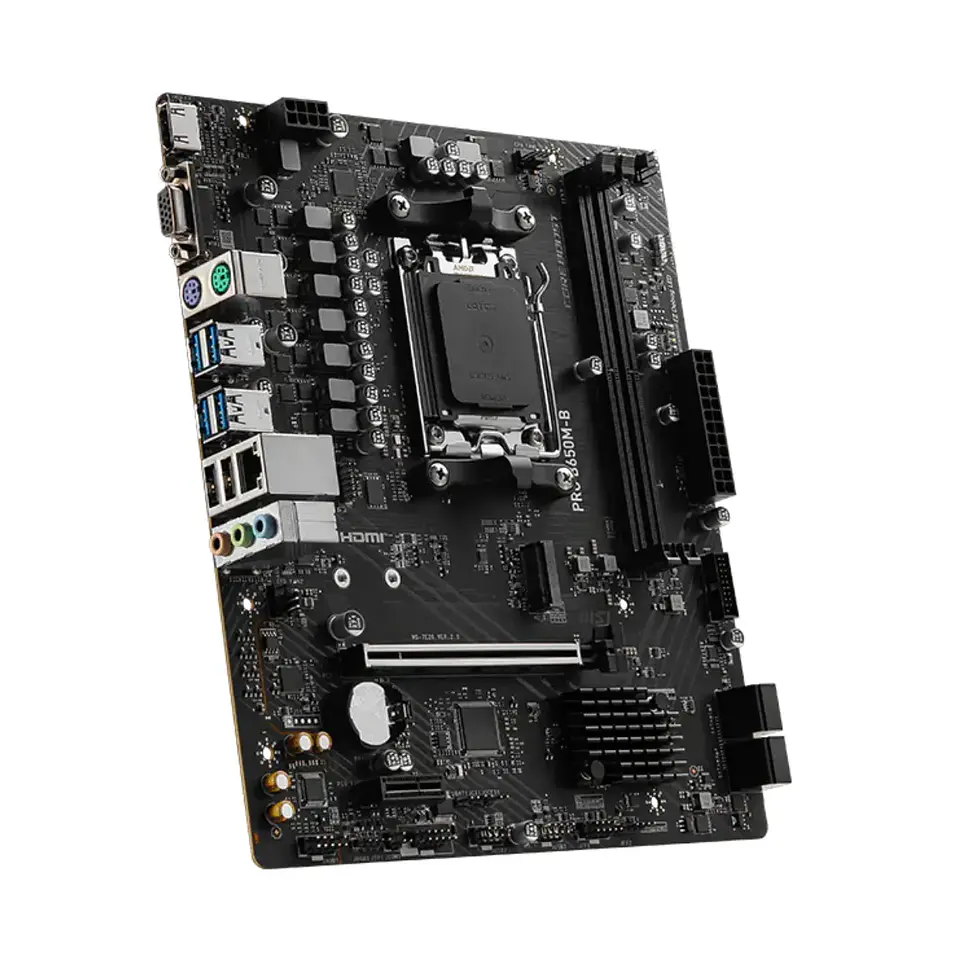 Placa Madre MSI PRO B650M-B AM5 DDR5 mATX M.2 PCIe 4.0 3