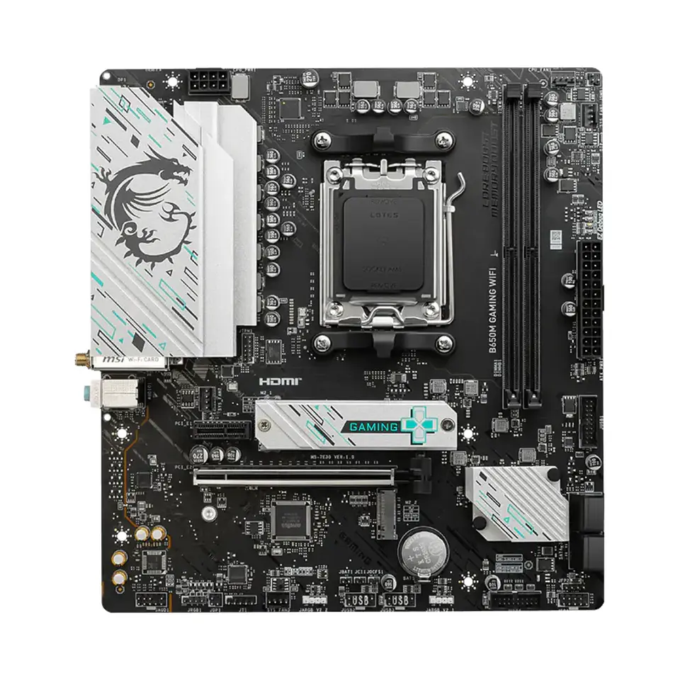 Placa Madre MSI B650M GAMING WIFI AM5 DDR5 Micro ATX 2