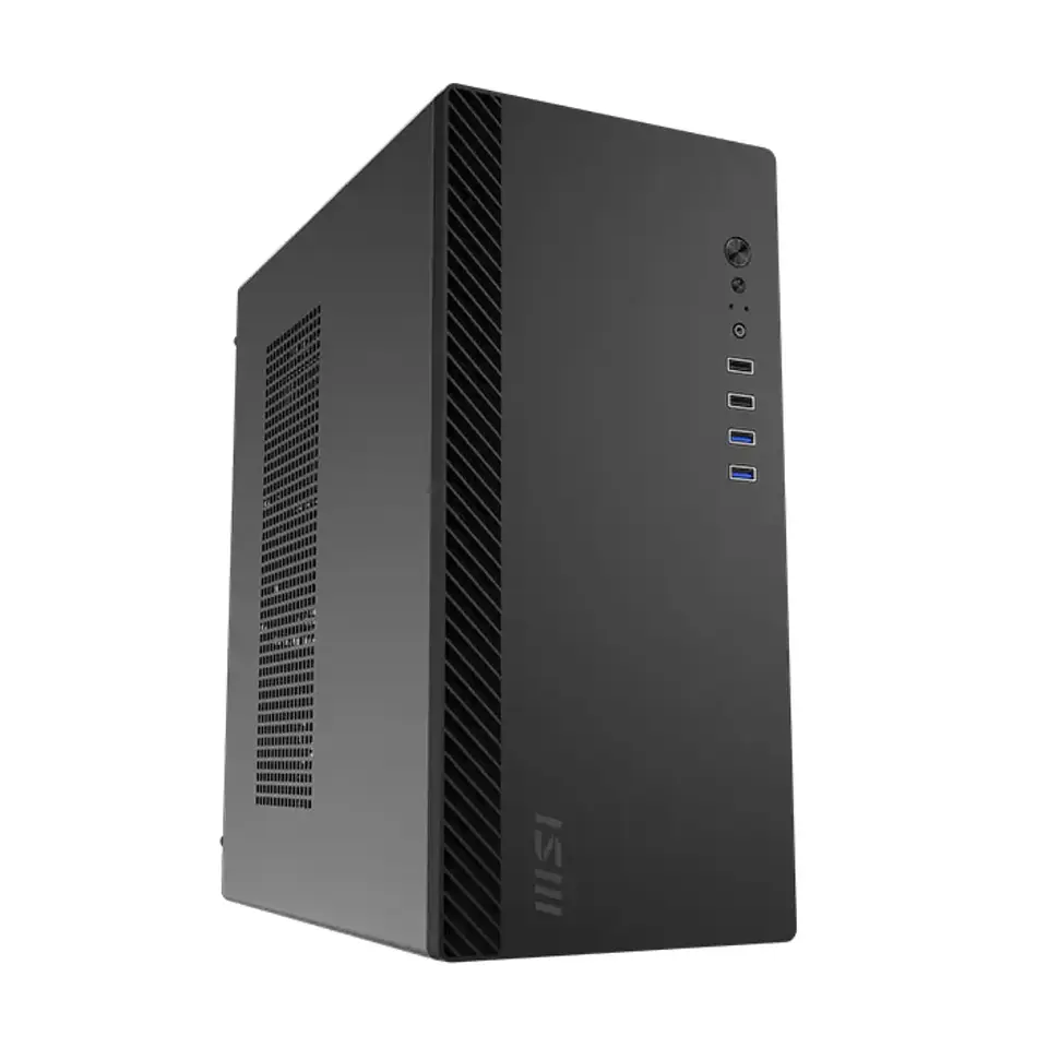 Gabinete Gamer MSI PRO SHIELD M100P mATX ARGB 1Fan Negro  3