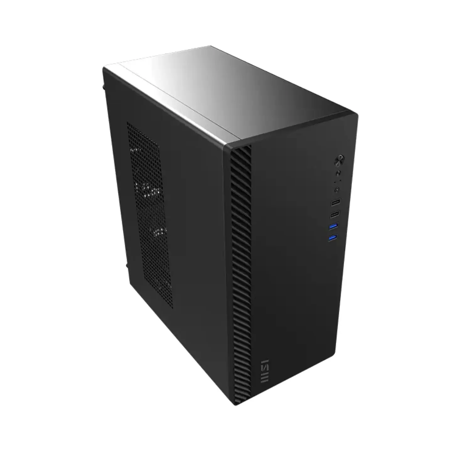 Gabinete Gamer MSI PRO SHIELD M100P mATX ARGB 1Fan Negro  5