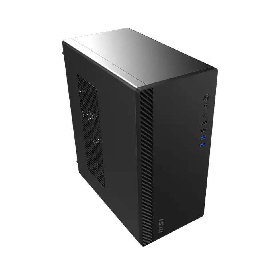 Gabinete Gamer MSI PRO SHIELD M100P mATX ARGB 1Fan Negro  5