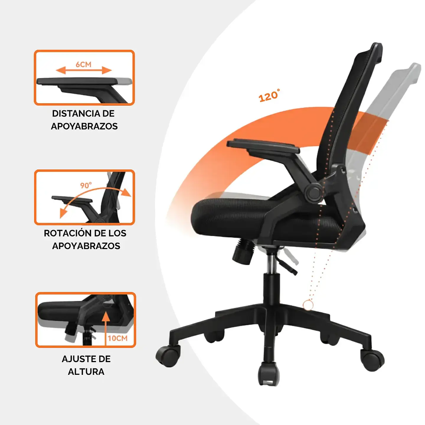 Combo Setup Gamer: PC Warrior 3050, Monitor, Silla y periférico 9