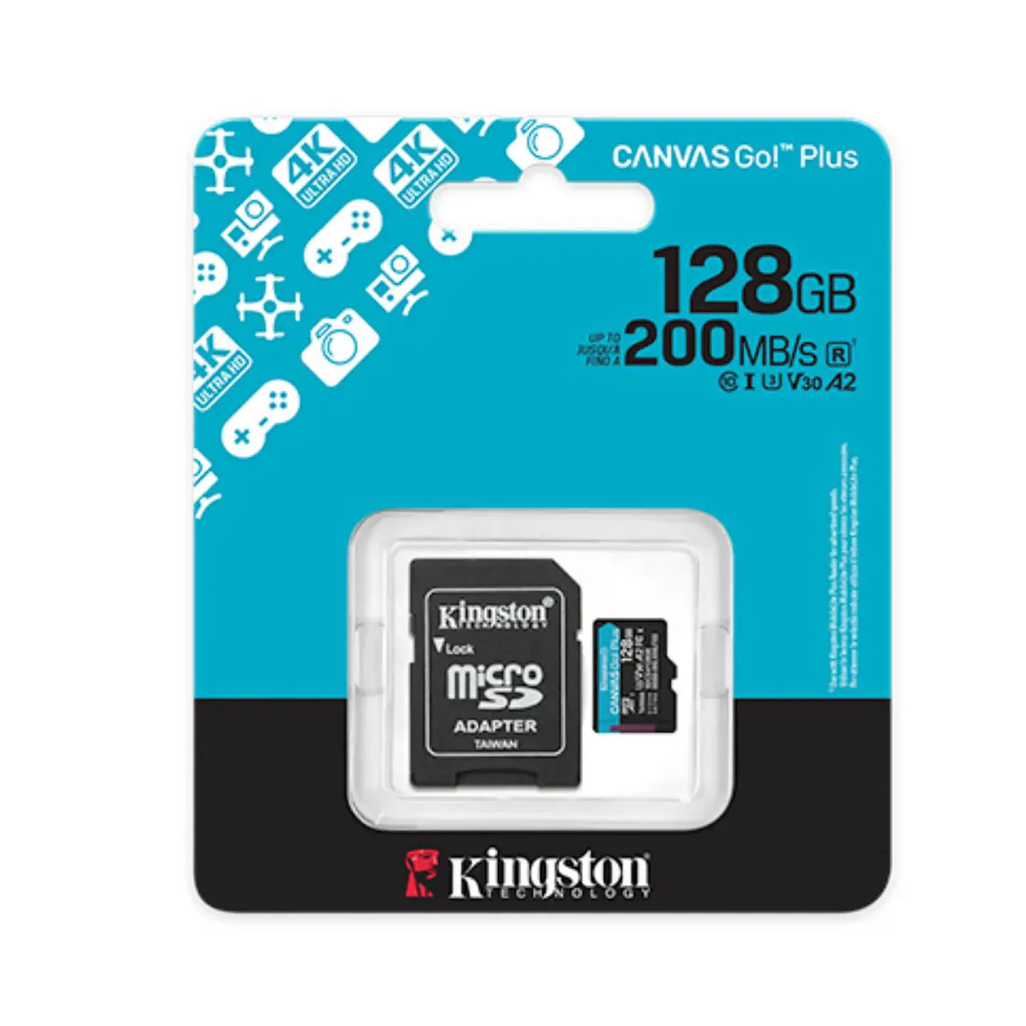 Tarjeta de Memoria Kingston Canvas Go Plus 128GB 200MB/s SDXC 2