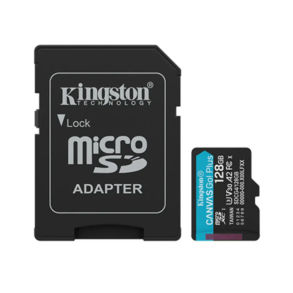 Tarjeta de Memoria Kingston Canvas Go Plus 128GB 200MB/s SDXC 1