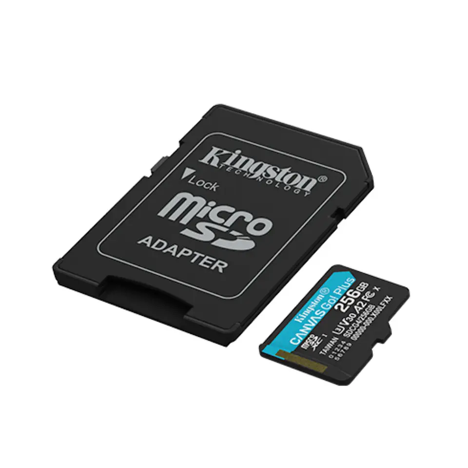 Tarjeta de Memoria Kingston Canvas Go Plus 256GB 200MB/s SDXC 3