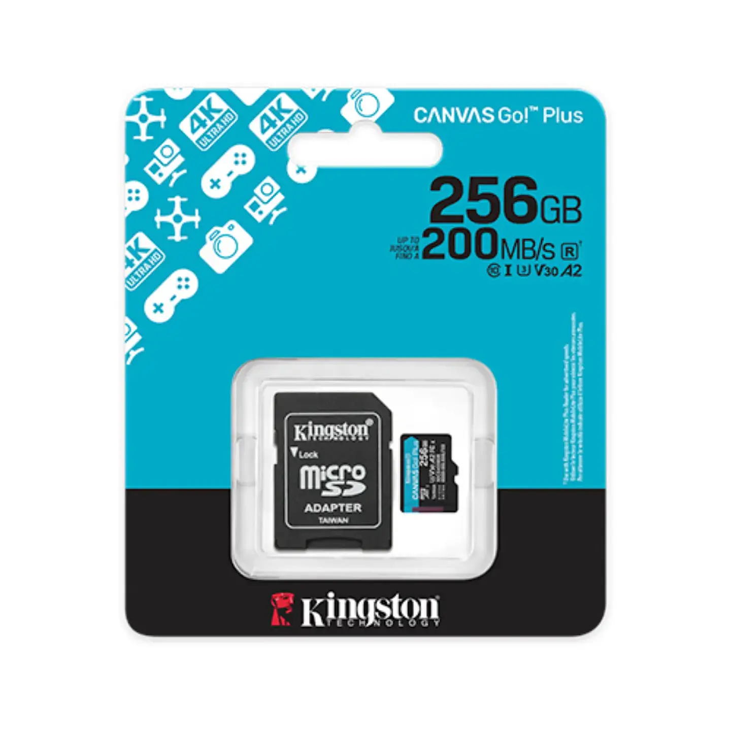 Tarjeta de Memoria Kingston Canvas Go Plus 256GB 200MB/s SDXC 2