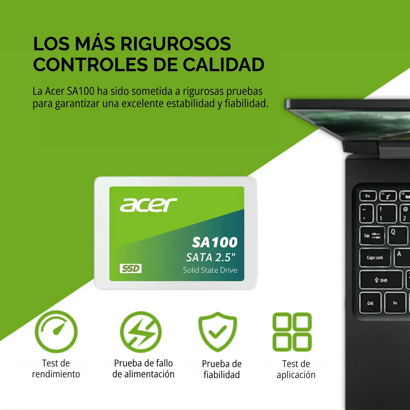 Unidad SSD Acer SA100 960GB SATA III 2,5