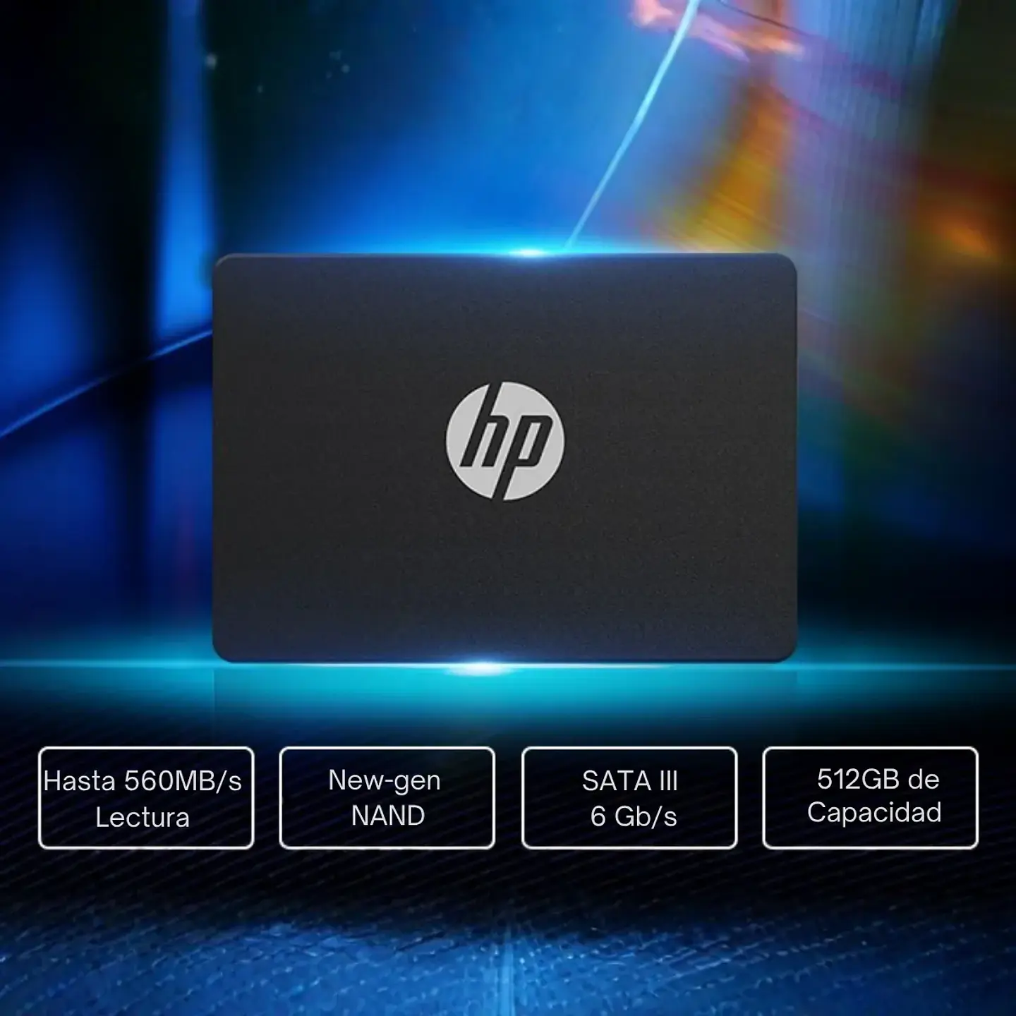 Unidad SSD HP S750 512GB SATA III 2,5