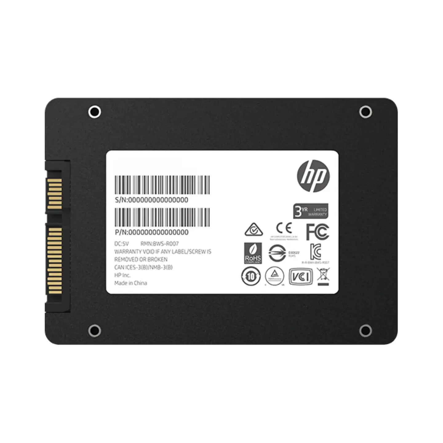 Unidad SSD HP S750 512GB SATA III 2,5