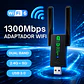  Adaptador Antena USB WiFi Doble Banda 1300Mbps + BT 5.3 - Miniatura 3