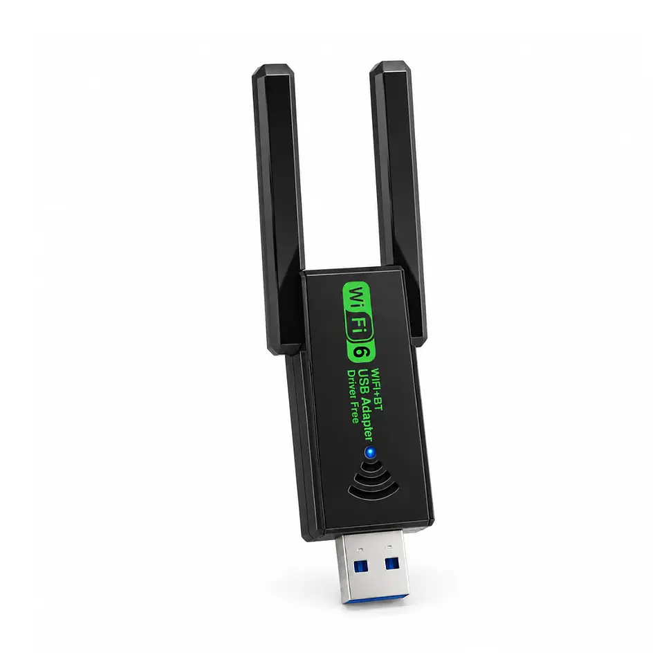  Adaptador Antena USB WiFi Doble Banda 1300Mbps + BT 5.3 2