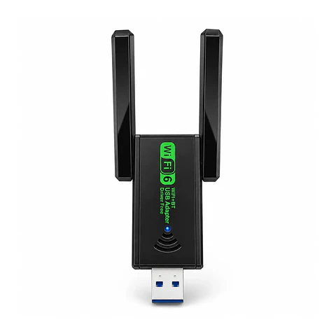  Adaptador Antena USB WiFi Doble Banda 1300Mbps + BT 5.3