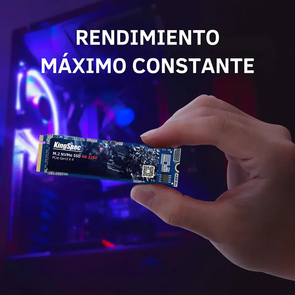 Unidad SSD KingSpec NE 2TB M.2 2280 NVMe 2400 MB/s PciE-3.0 4