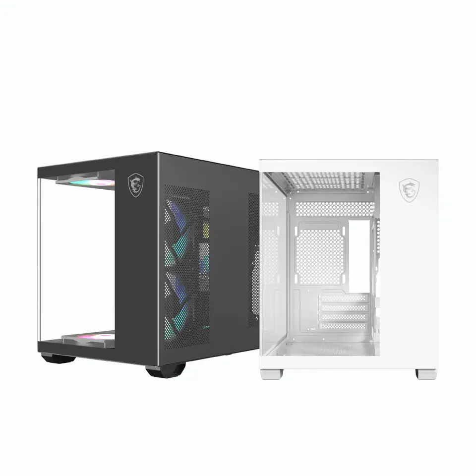 Gabinete Gamer MSI PRO PANO M120L White Vidrio Templado m-ATX 3