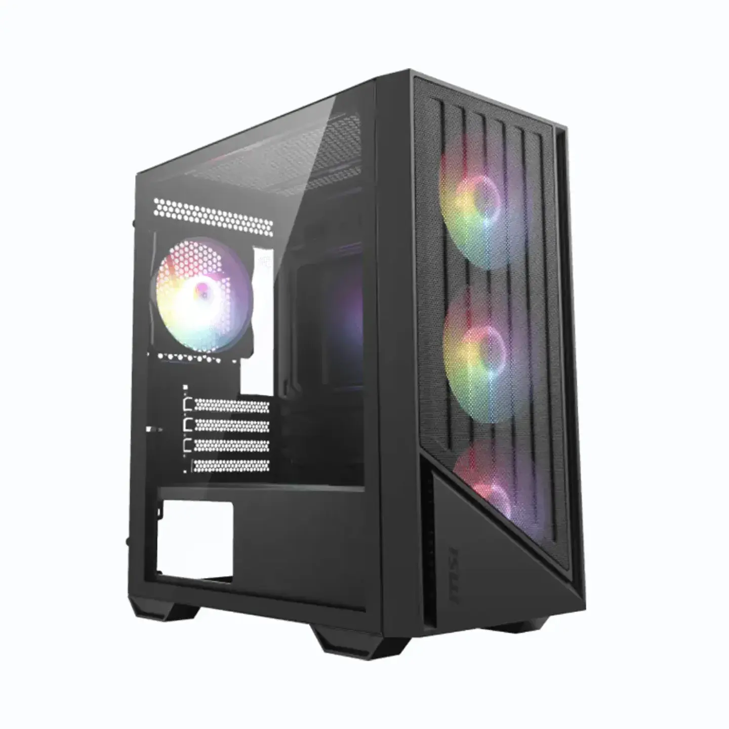 Gabinete Gamer MSI PRO FORGE M051A Vidrio Templado m-ATX ARGB 1
