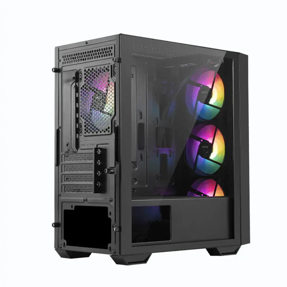 Gabinete Gamer MSI PRO FORGE M051A Vidrio Templado m-ATX ARGB 5