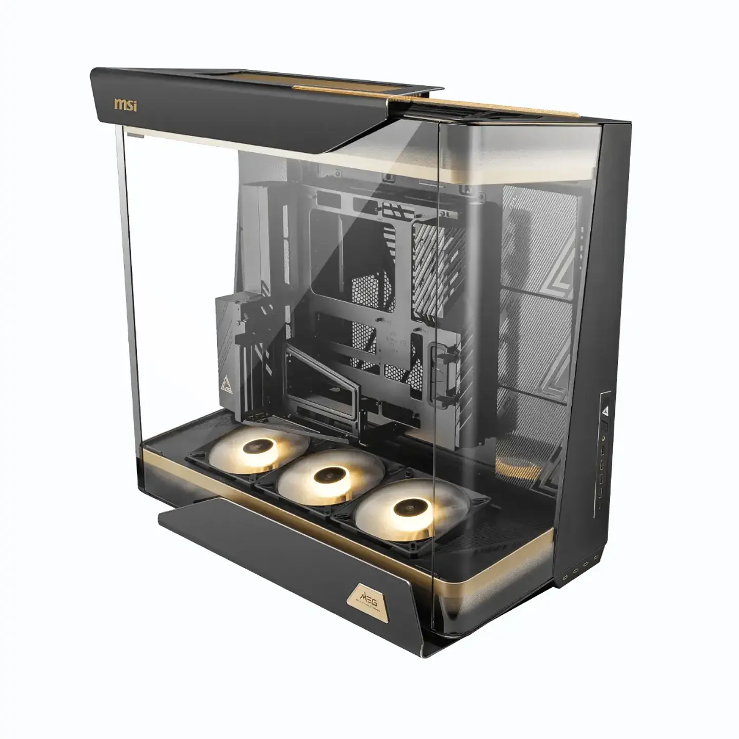 Gabinete Gamer MSI MEG MAESTRO 900R Diseño Premium E-ATX 3Fan 1