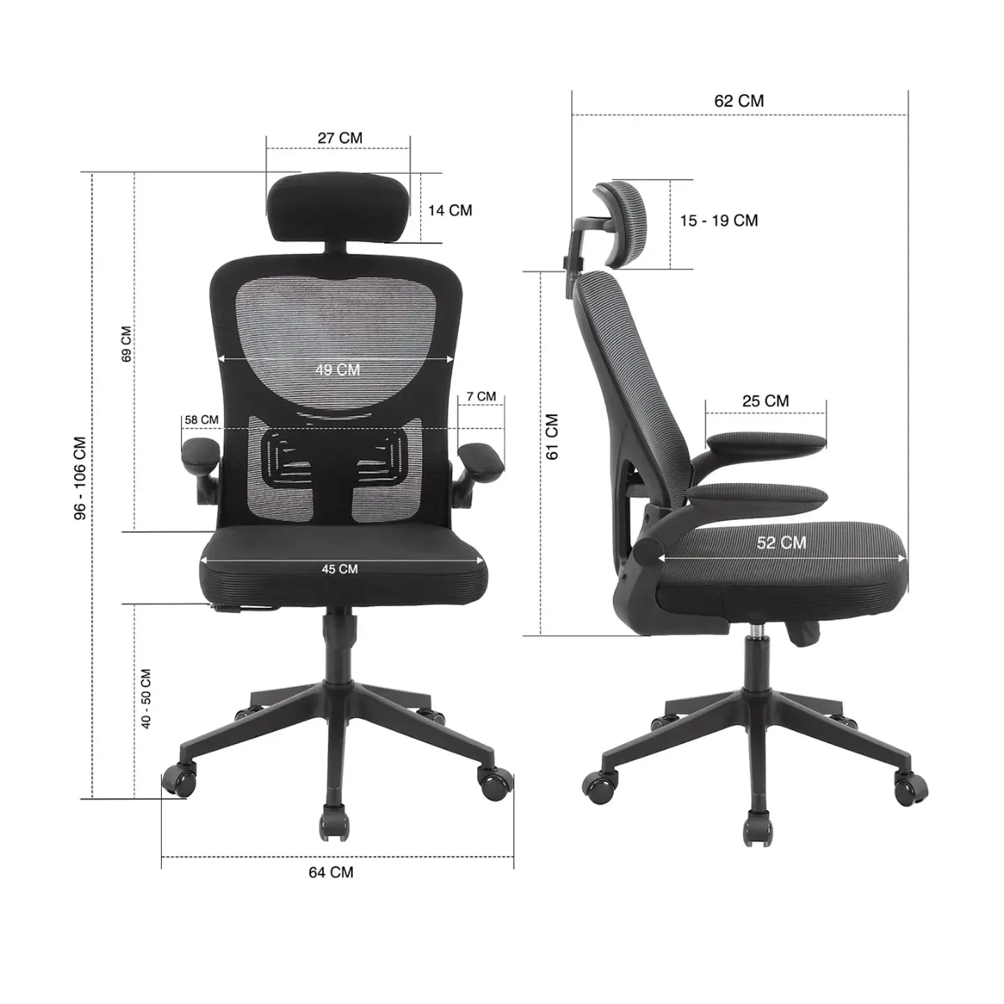Silla de Escritorio Posture Executive Ergonómica, Reclinable 6