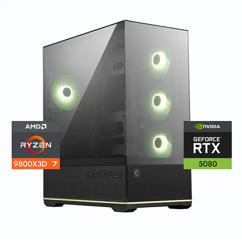 Pc Gamer Infernus 7: Ryzen 7 9800X3D, 64GB Ram, m.2, RTX 5080