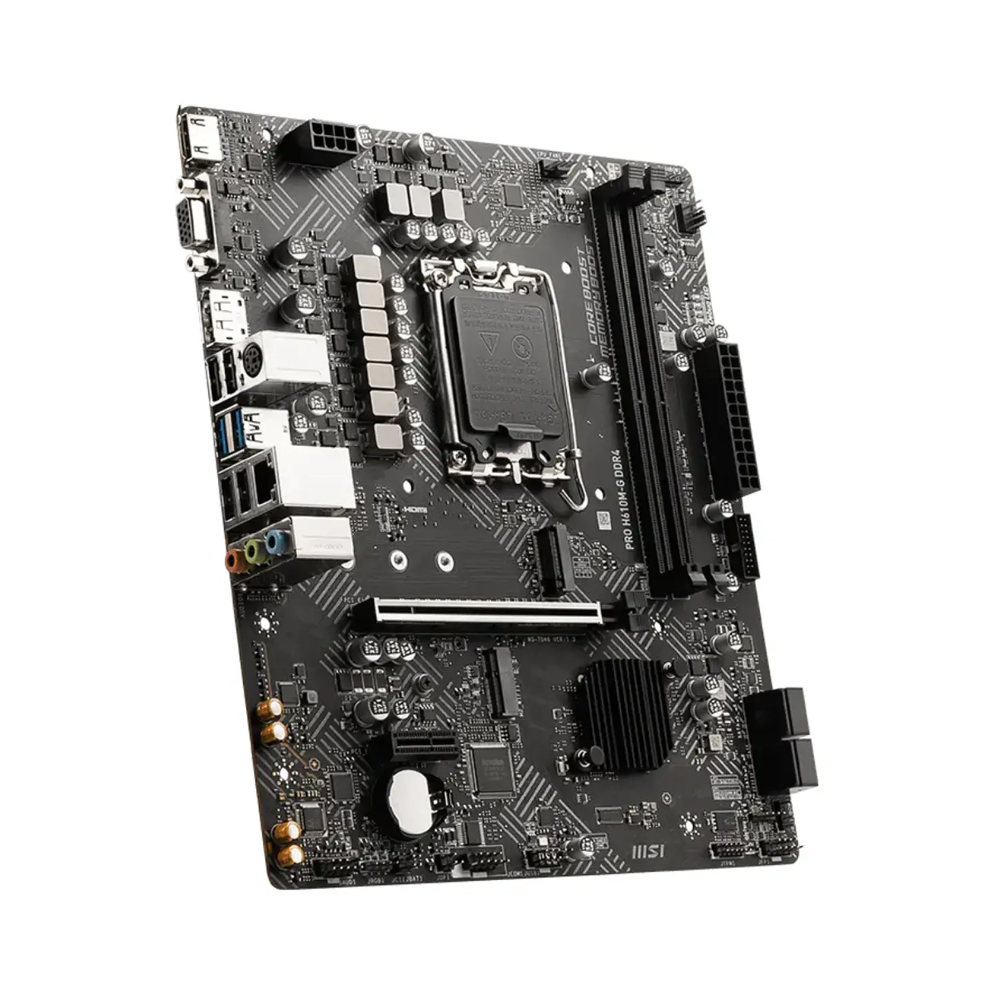 Placa Madre MSI PRO H610M-G, LGA 1700, DDR4, mATX 4