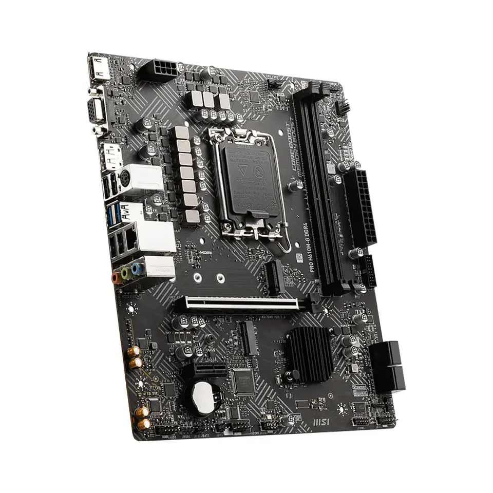 Placa Madre MSI PRO H610M-G, LGA 1700, DDR4, mATX 4