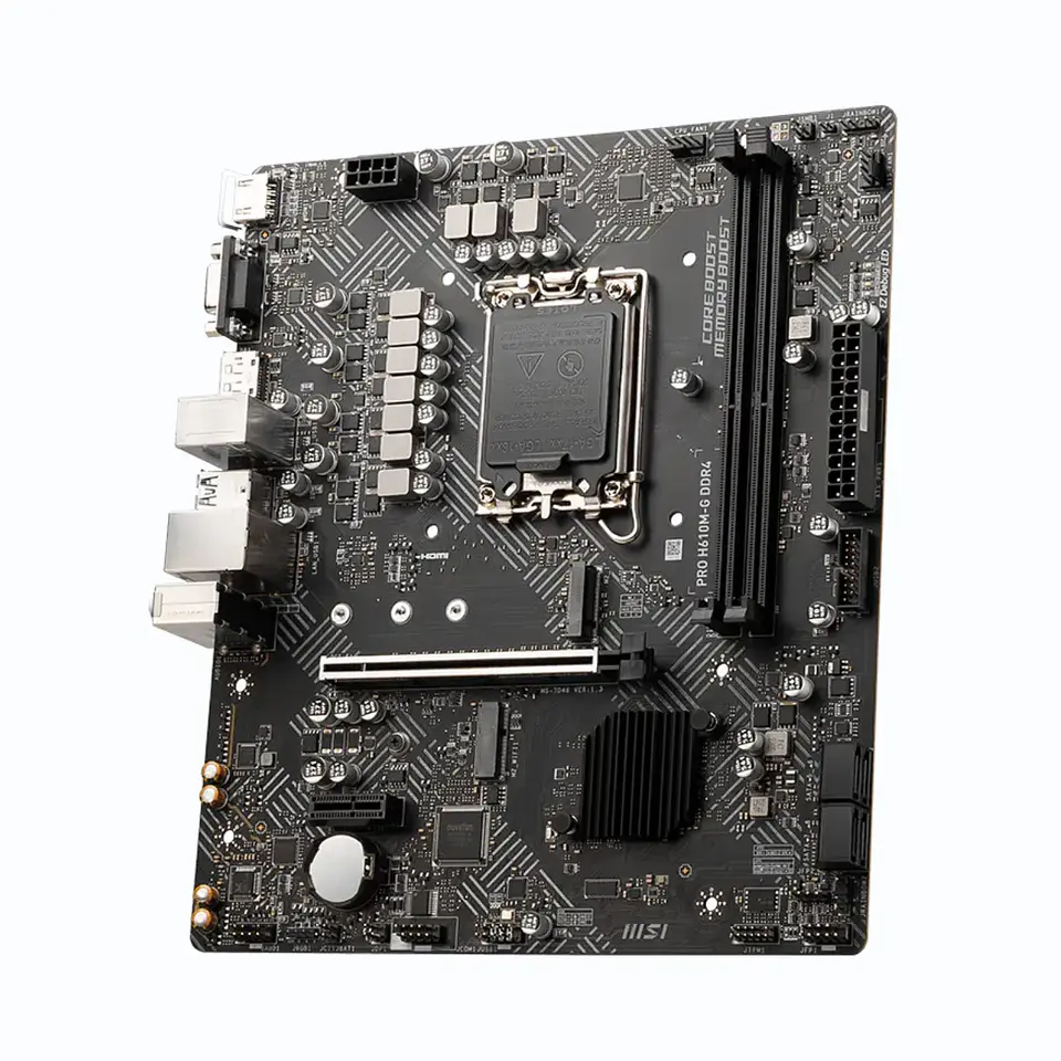 Placa Madre MSI PRO H610M-G, LGA 1700, DDR4, mATX 3