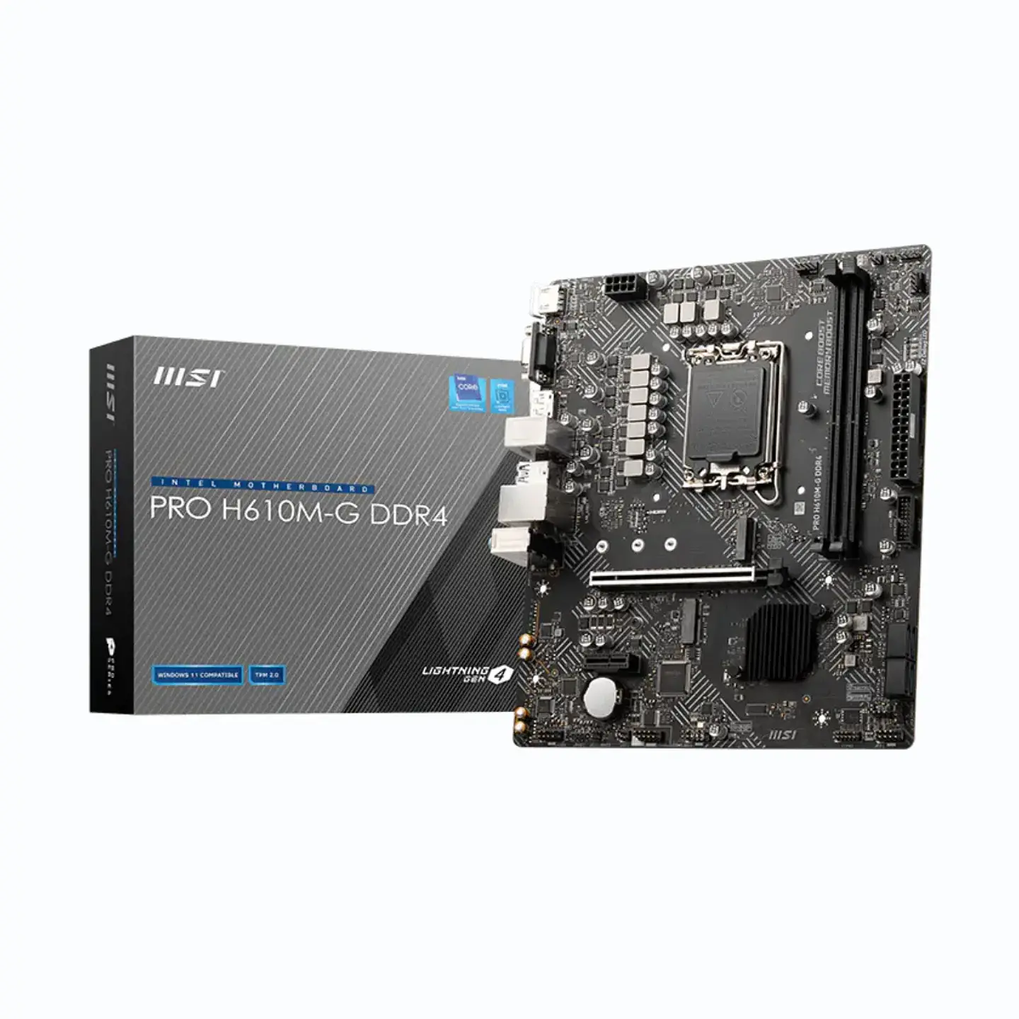 Placa Madre MSI PRO H610M-G, LGA 1700, DDR4, mATX 1
