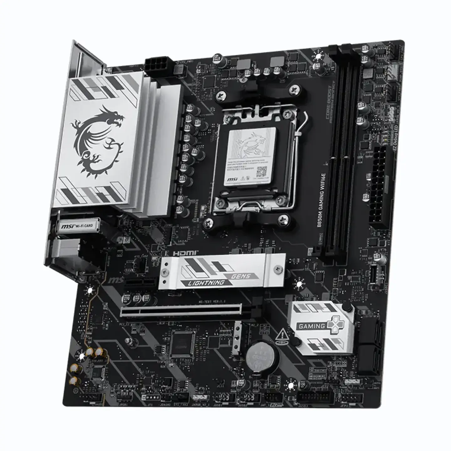Placa Madre MSI B850M GAMING WIFI6E AM5 DDR5 mATX 4