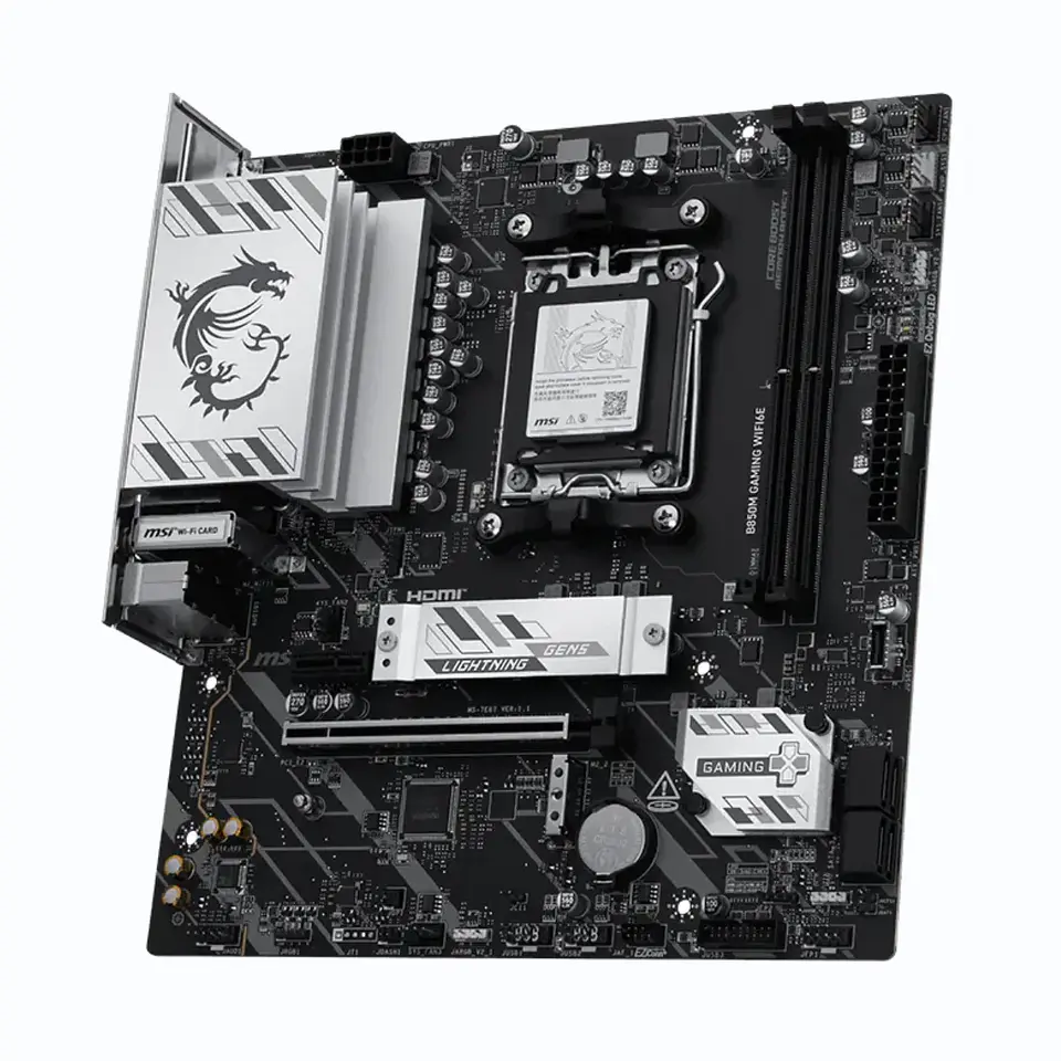Placa Madre MSI B850M GAMING WIFI6E AM5 DDR5 mATX 4