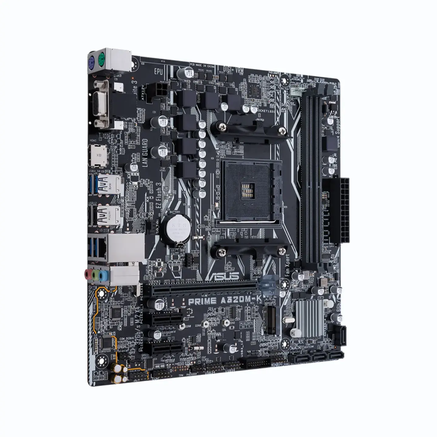 Placa Madre ASUS PRIME A320M-K AM4, DDR4 3200, M2, mATX 2