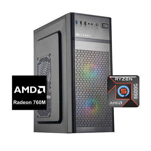 PC Gamer Titan 6: Ryzen 5 8600G, SSD M.2, Radeon 760M, 16GB/32GB RAM DDR5