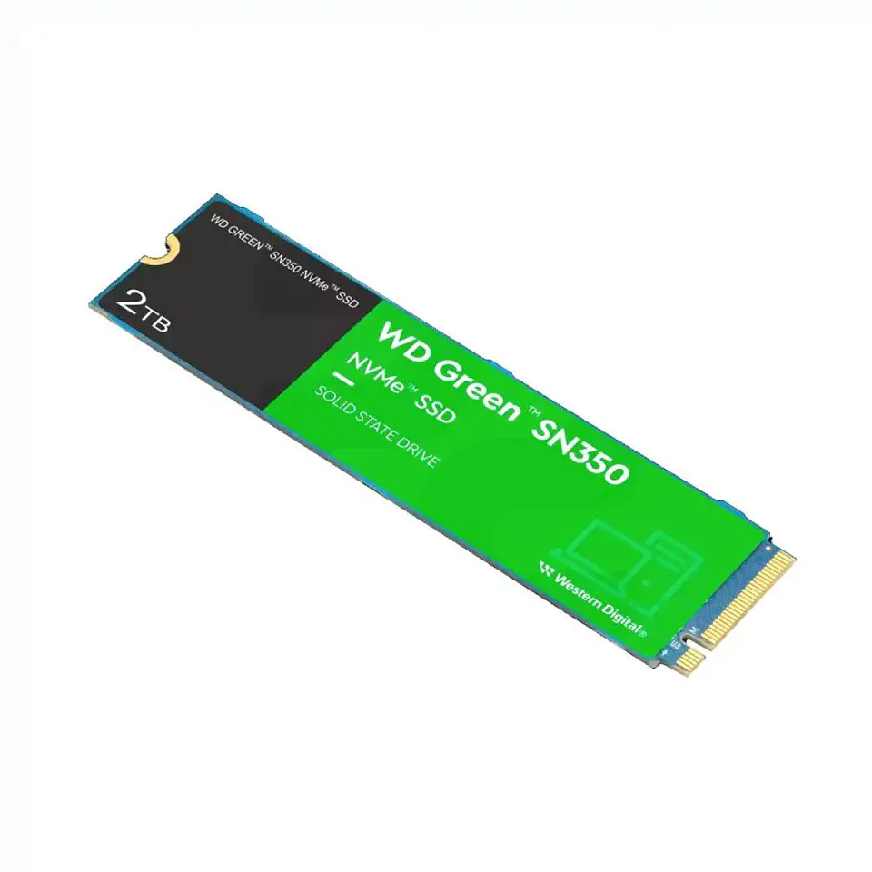Unidad SSD WD Green SN350 2TB NVMe M.2 2280 3200MB/s PCIe 3.0 2