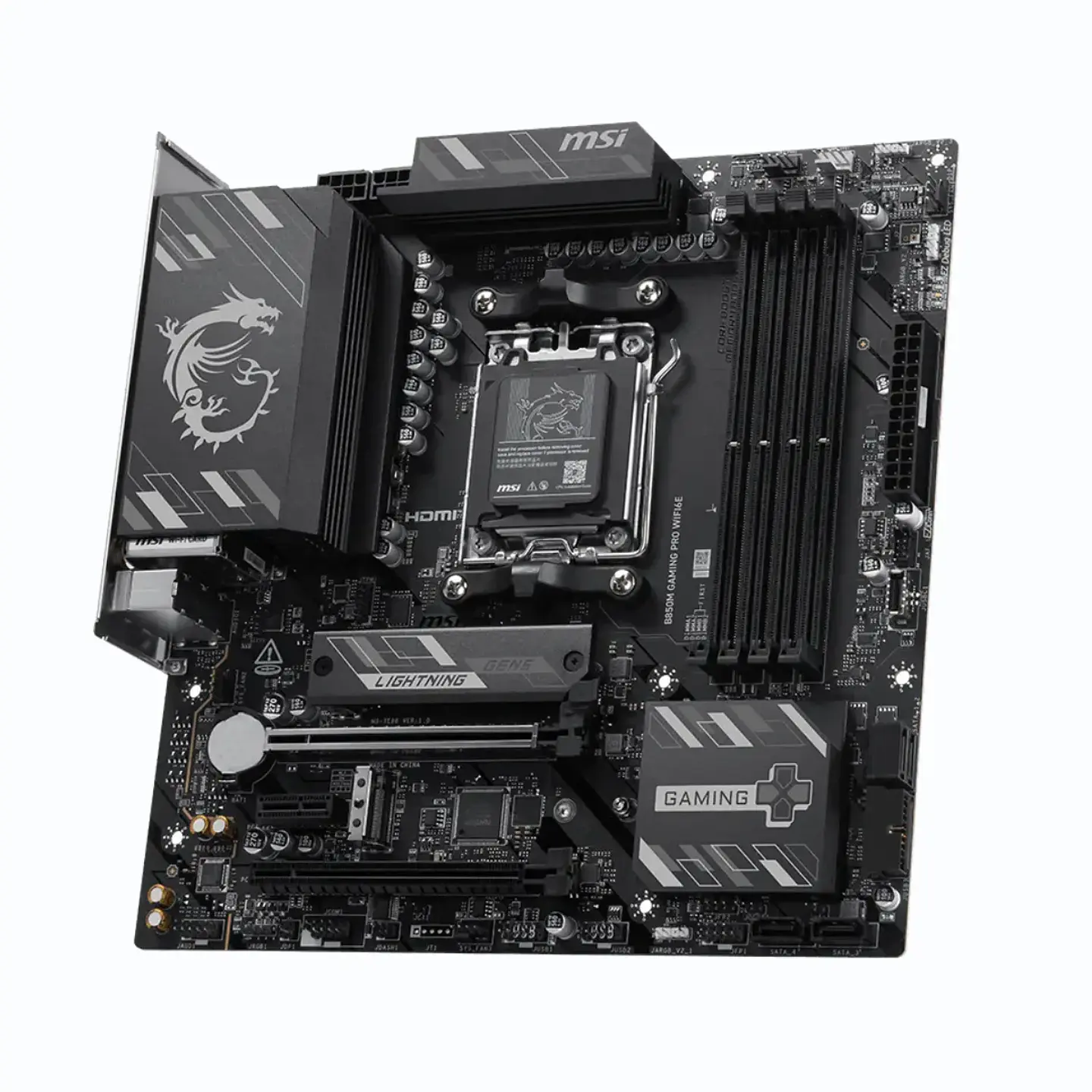 Placa Madre MSI B850M GAMING PRO WIFI6E AM5 DDR5 mATX 4