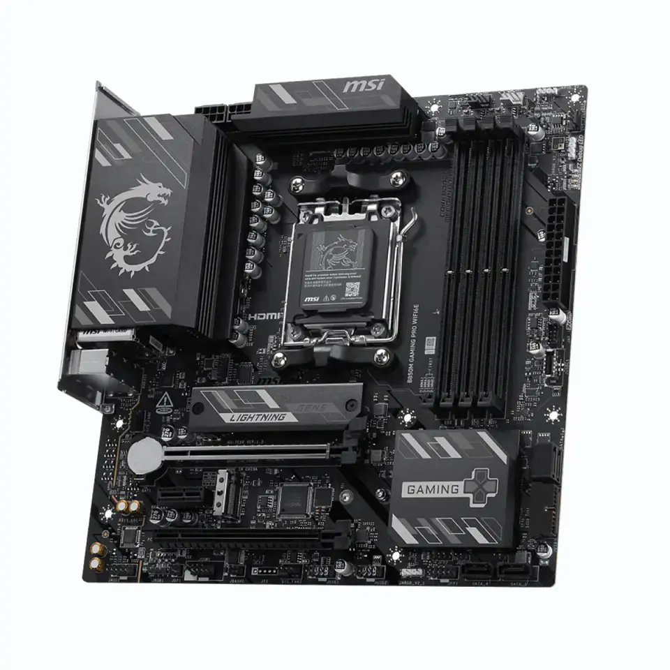 Placa Madre MSI B850M GAMING PRO WIFI6E AM5 DDR5 mATX 4