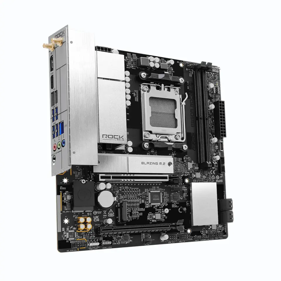 Placa Madre ASRock B850M Rock WiFi AM5 DDR5 mATX 3