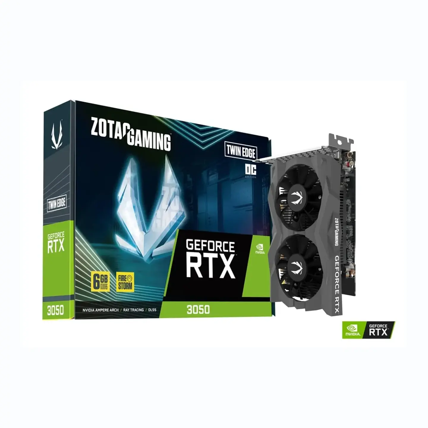 Tarjeta de video ZOTAC GAMING RTX 3050 6GB GDDR6 Twin Edge OC GDDR6 1