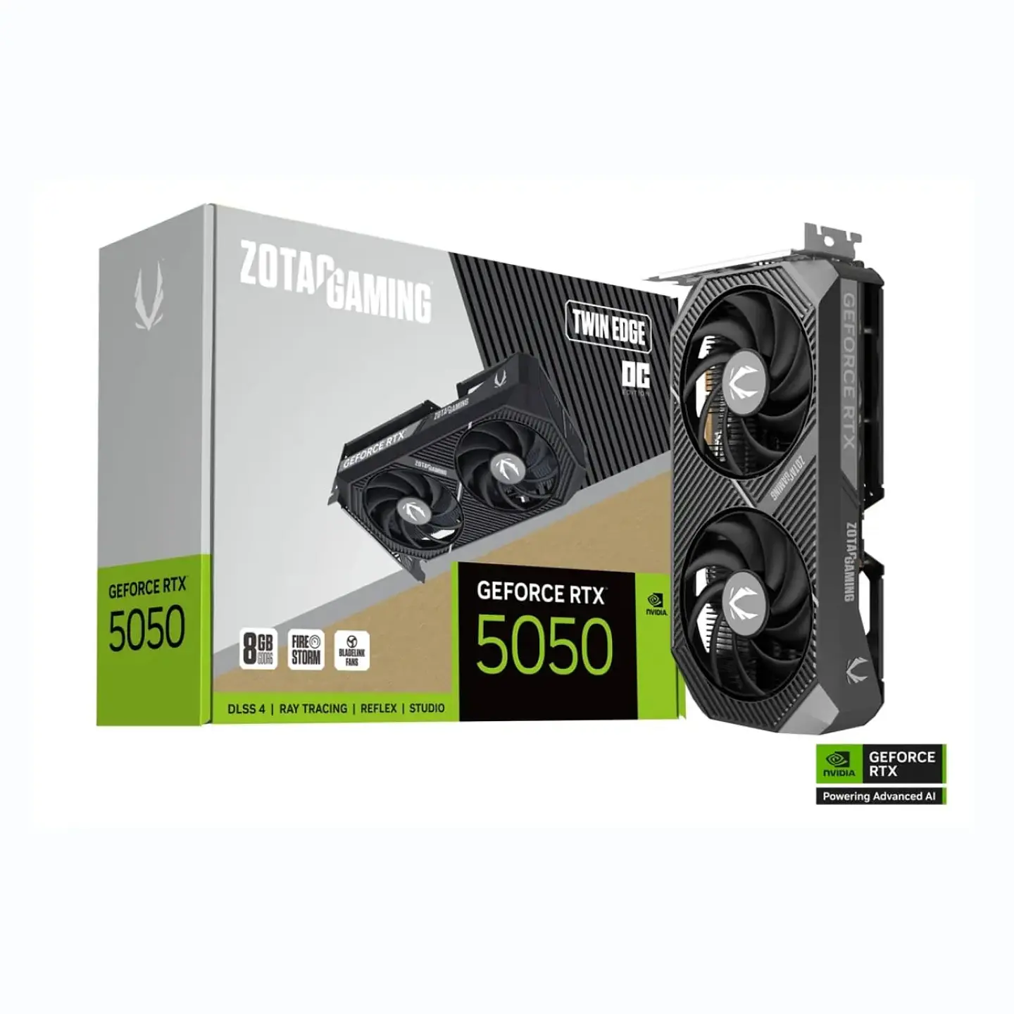 Tarjeta de video ZOTAC GAMING RTX 5050 Twin Edge OC 8GB GDDR6  1