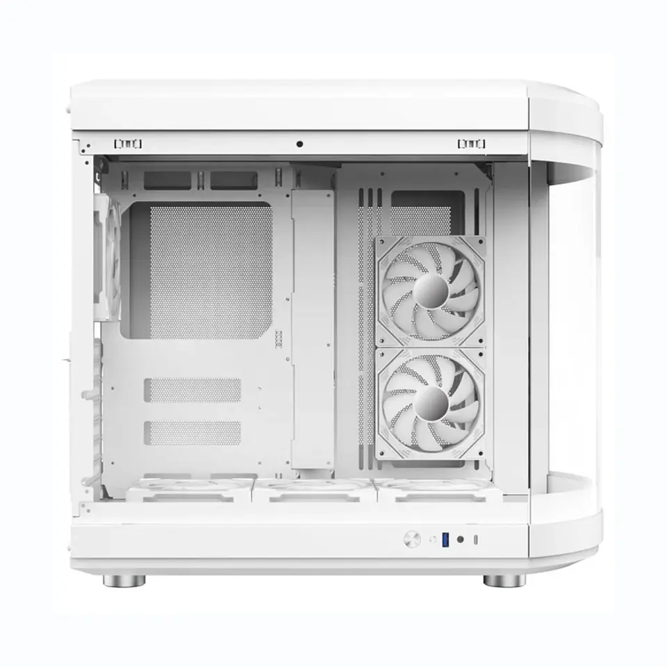 Gabinete Gamer WJCOOLMAN TIANMU PRO ATX Panorámico USB-C Blanco 3