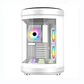 Gabinete Gamer WJCOOLMAN TIANMU PRO ATX Panorámico USB-C Blanco - Miniatura 5