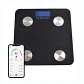Balanza Pesa Digital Baño Bluetooth Vidrio Templado hasta 180kg Negra - Miniatura 1