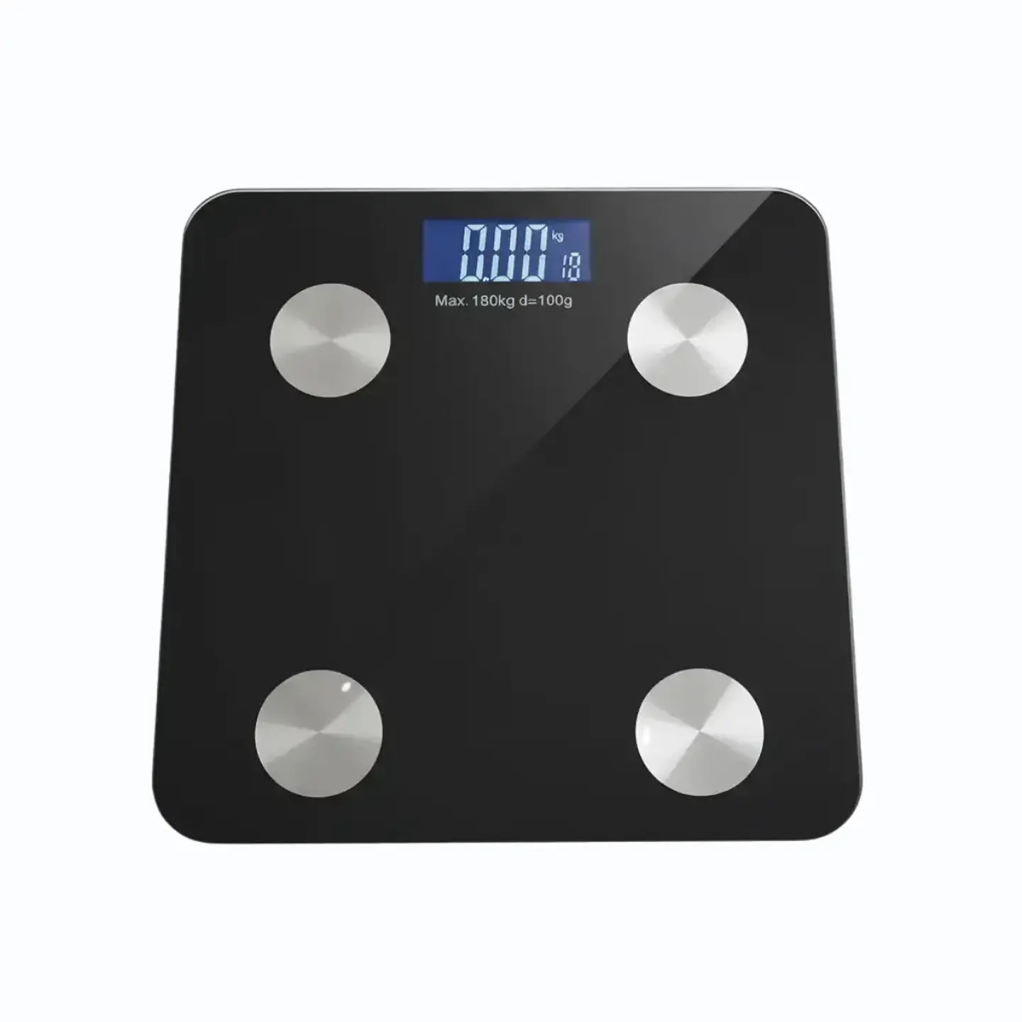 Balanza Pesa Digital Baño Bluetooth Vidrio Templado hasta 180kg Negra 5