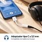 Cable Adaptador para Huawei USB-C a Jack 3.5mm Audífonos CM20 - Miniatura 3