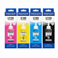 Kit 4 Tintas Universales Impresoras Tinta Continua Pacific Color U100 - Miniatura 1
