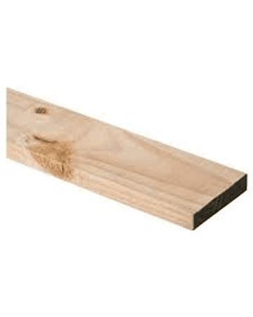 TAPA DE PINO DE 1X4 L: 3.20 METROS (CON TRATAMIENTO ANTIMANCHAS)