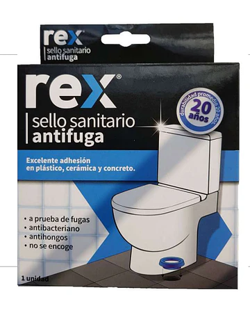 SELLO SANITARIO ANTIFUGA REX