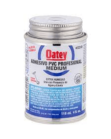 ADHESIVO OATEY AZUL PVC 118 ML