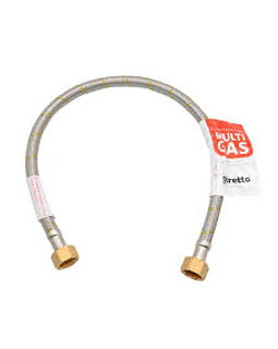 FLEXIBLE HI - HI 3/8 X 1/2 PARA GAS DE 100CM.
