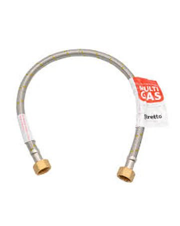FLEXIBLE HI - HI 3/8 X 1/2 PARA GAS DE 100CM.