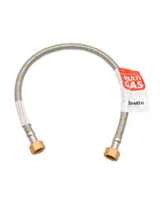 FLEXIBLE HI - HI 3/8 X 1/2 PARA GAS DE 100CM.